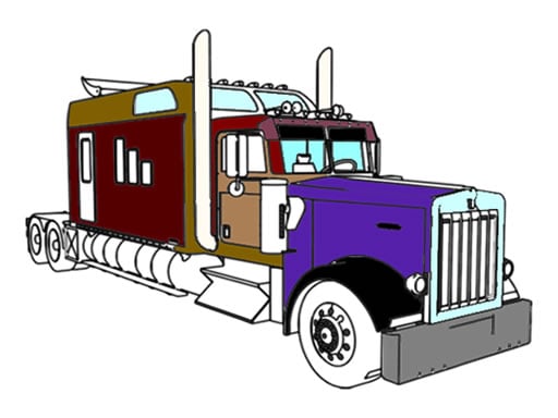 american-trucks-coloring